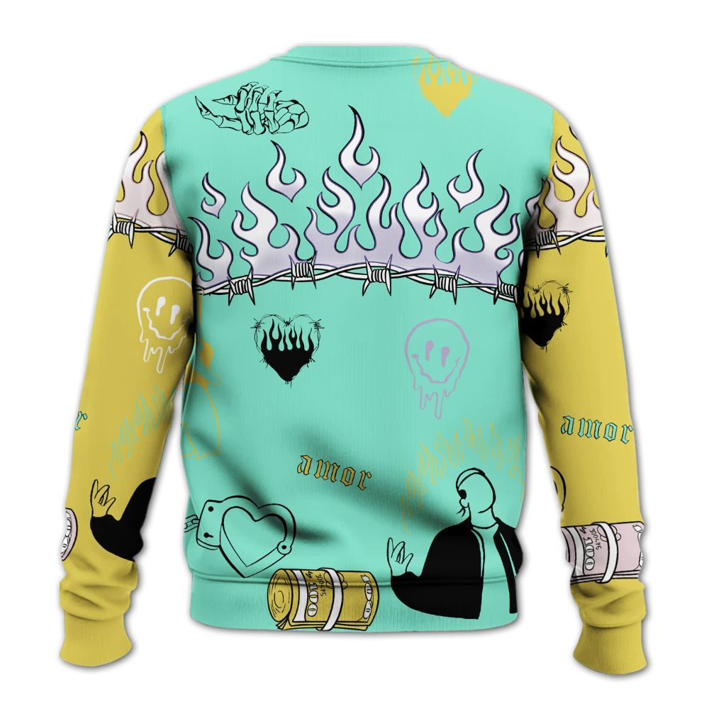 Sweatshirt To Match Dunk Low Easter 2026 - Snake Trust No One All Over Print