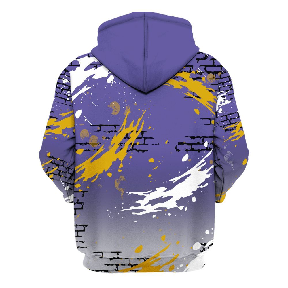 Hoodie To Match Lakeshow 4s - Values Of Loyalty Drip All Over Print