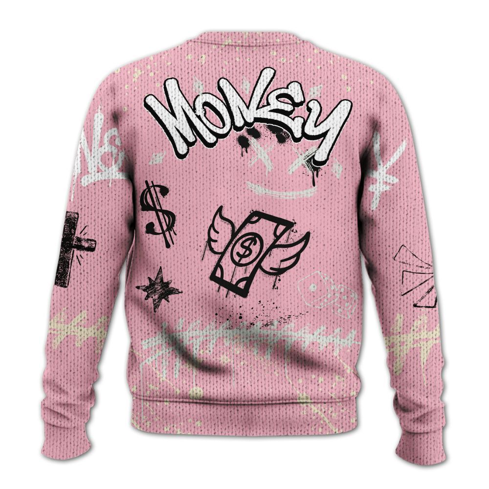 Sweater To Match Low OG Shy Pink 1s - Everybody Paid In Full Crayon Graphic