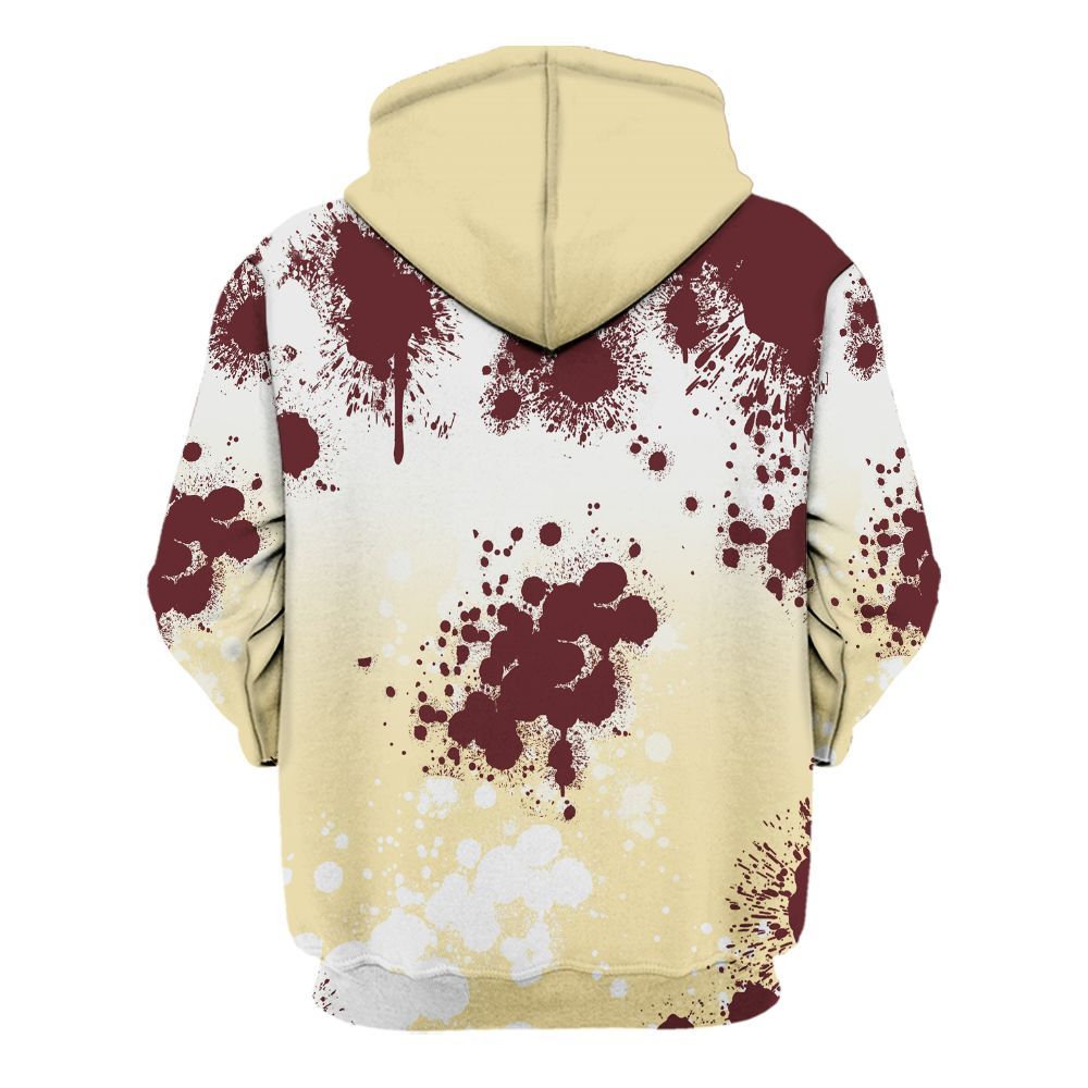 Hoodie To Match Women Phantom 12s - God Blessed Ink Drip All Over Print