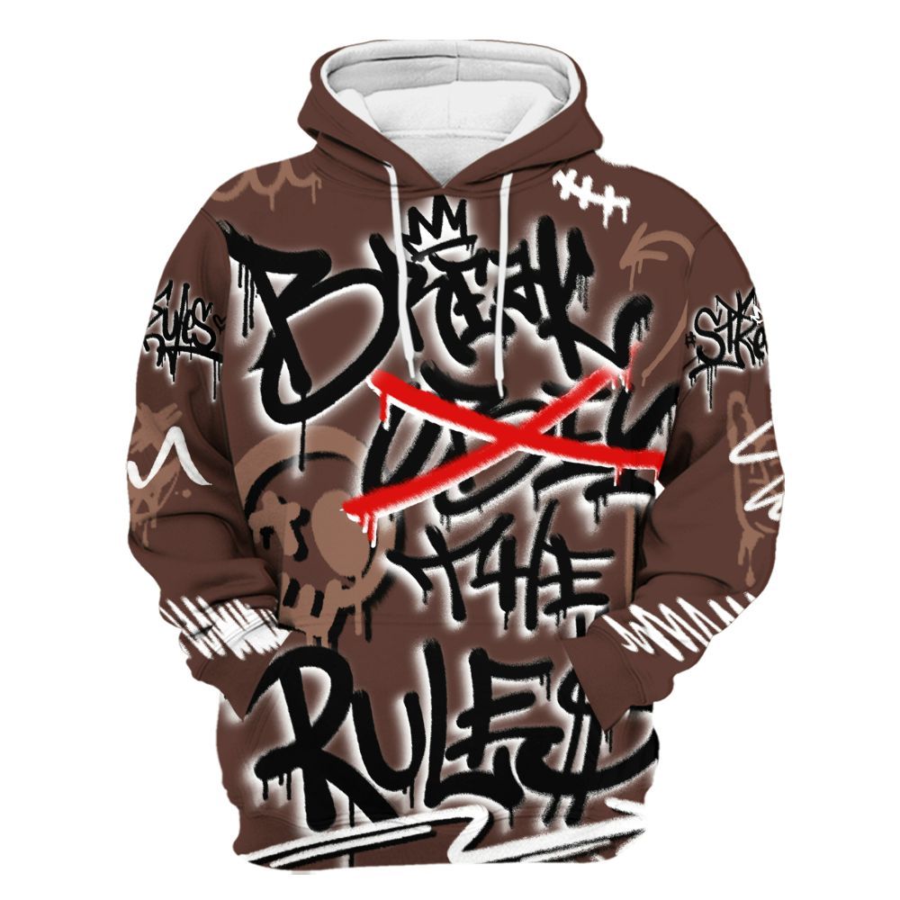 Hoodie To Match KD 4 Christmas - Break Rules Streetwear All Over Print