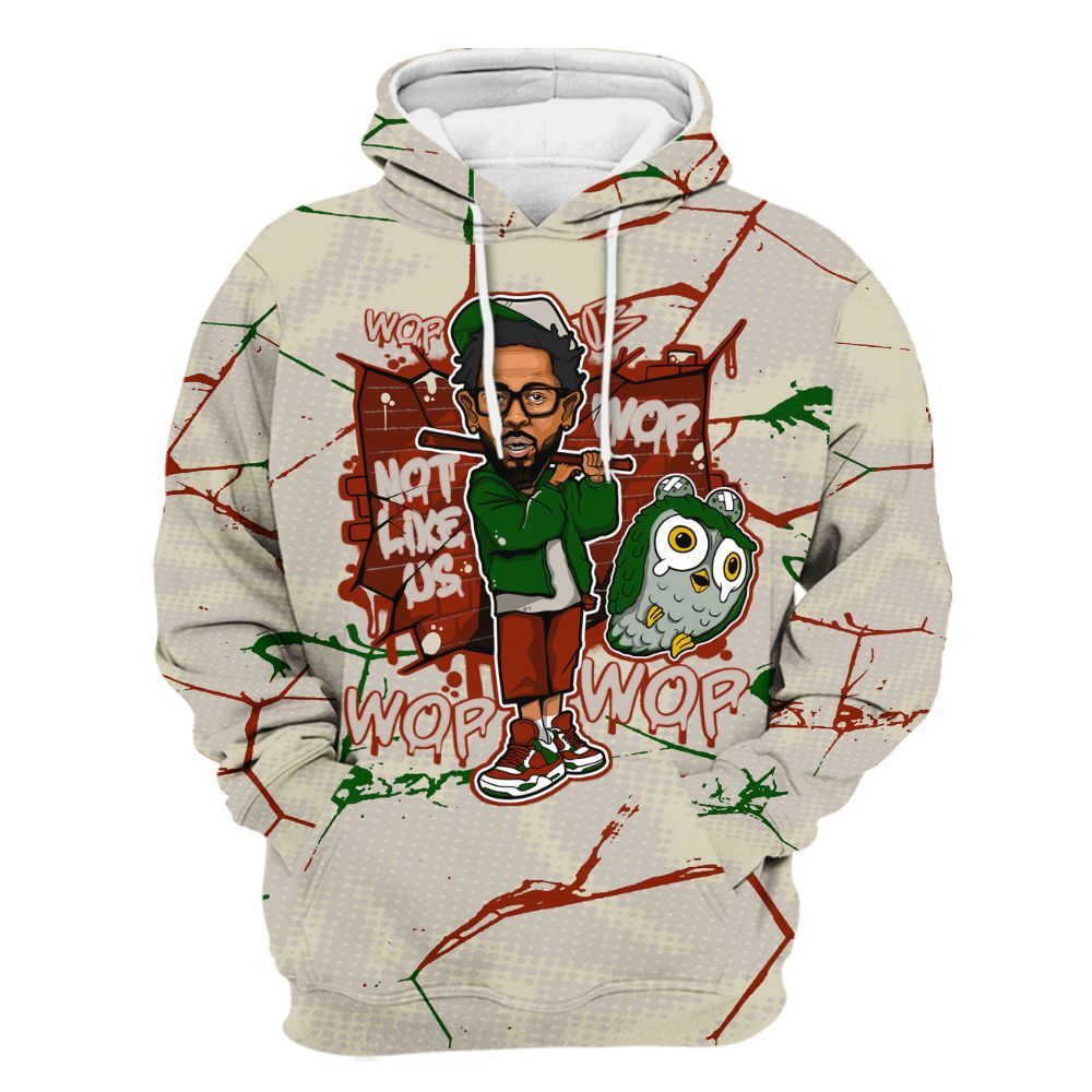 Hoodie To Match El Grito 5s - None Like ComptonCity Graphic Crack All Over Print