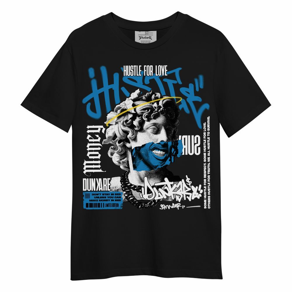 Shirt To Match Retro University Blue 9s - Hustles Streetwear Unisex Shirt