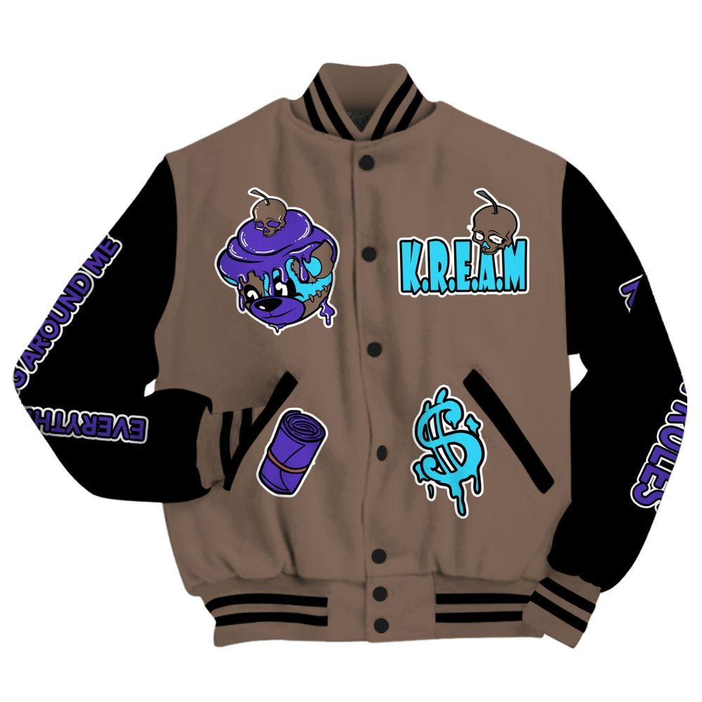 Varsity Jacket To Match Olive Concord 9s - Loot Bear All Over Print