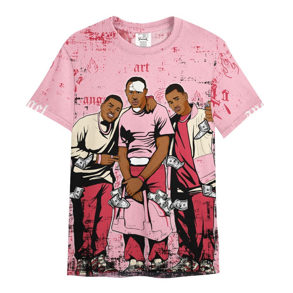 Shirt To Match Low OG Tropical Pink 1s - Paid In Full Money All Over Print