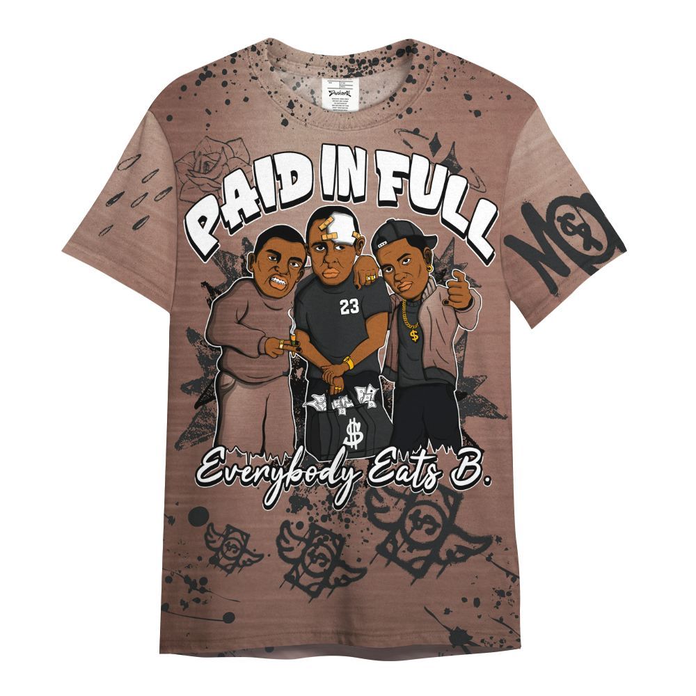 Shirt To Match KD 4 Christmas - Everybody Paid In Full Crayon All Over Print