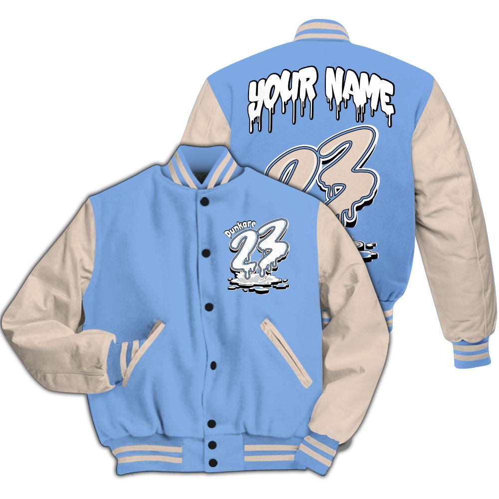 Varsity Jacket To Match Air Max 1 Royal Pulse - Custom Name 23 Drip All Over Print