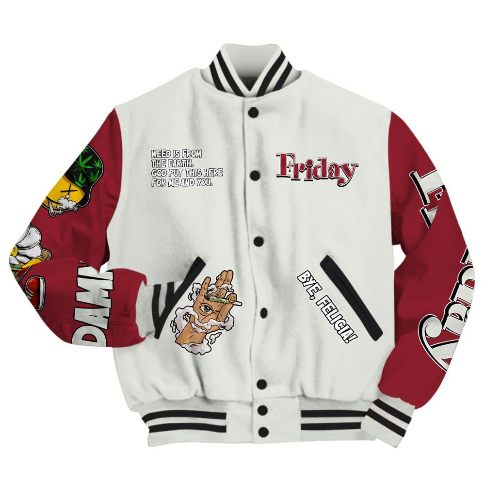 Varsity Jacket To Match Chicago 2025 40s - Friday Sneaker Stress Style All Over Print