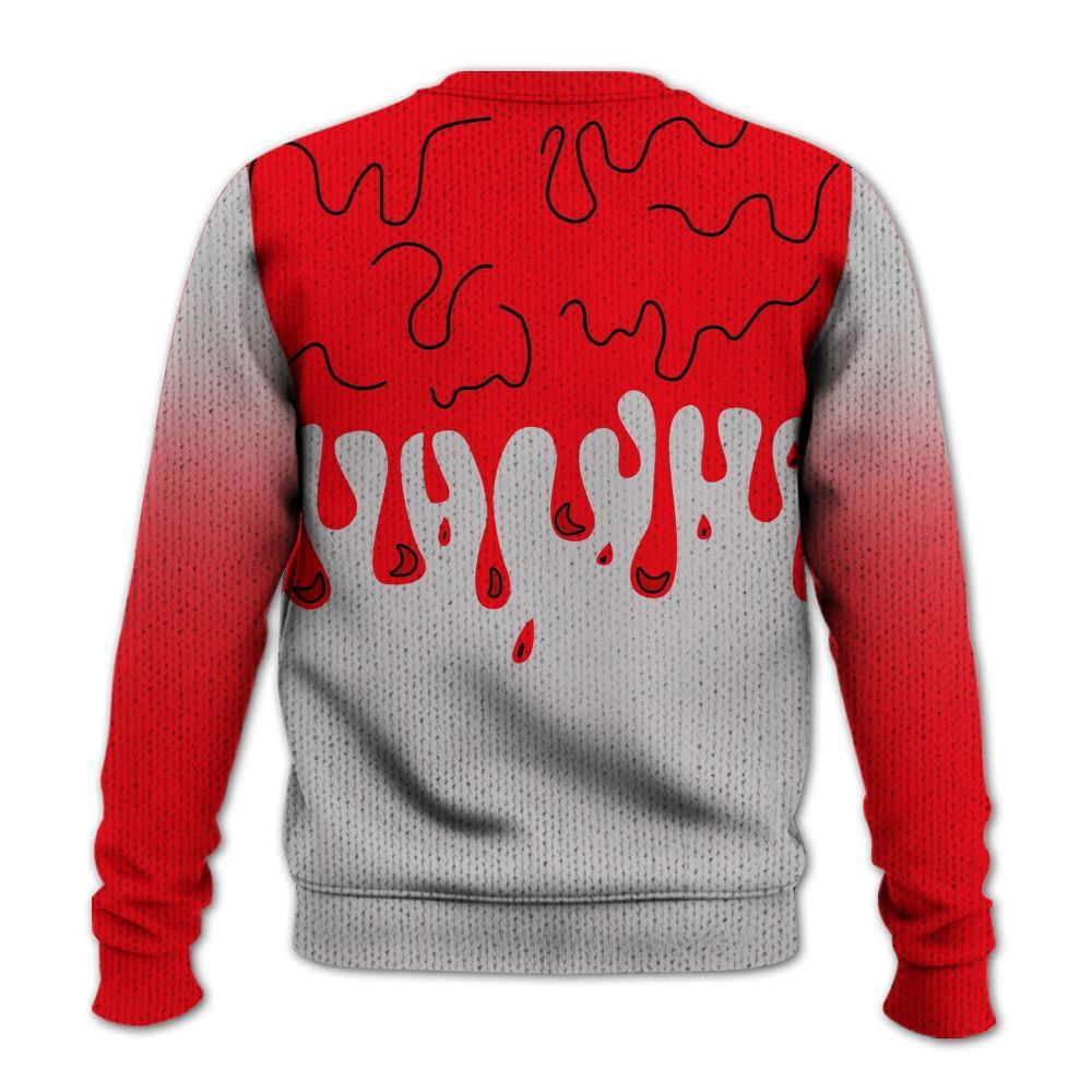 Knitted Sweater To Match Air Max 1 Low Poly - Snake Trust No One Drip