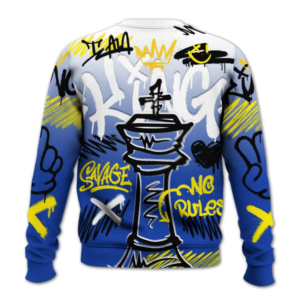 Sweatshirt To Match Laney 14s - Street King Chess Streetwear All Over Print