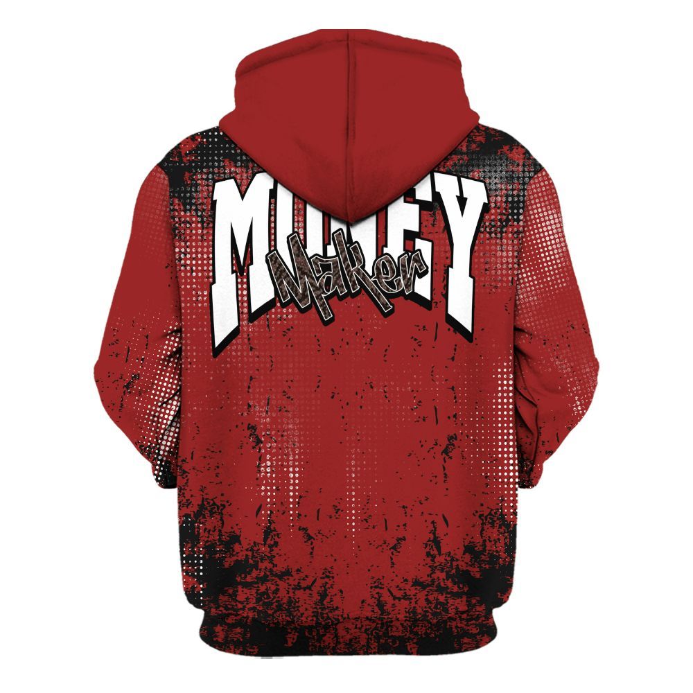 Hoodie To Match World’s Best Dad 3s - Move In Silence Money Street Retro All Over Print