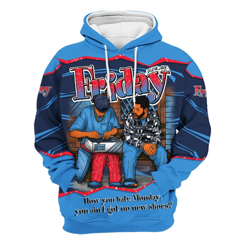 Hoodie To Match Retro Blueberry 6s - Friday Movie 90s TV All Over Print