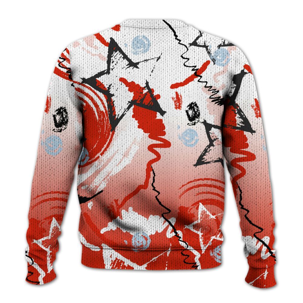 Knitted Sweater To Match Retro Cherry 11s - Grind Shine Later Drip