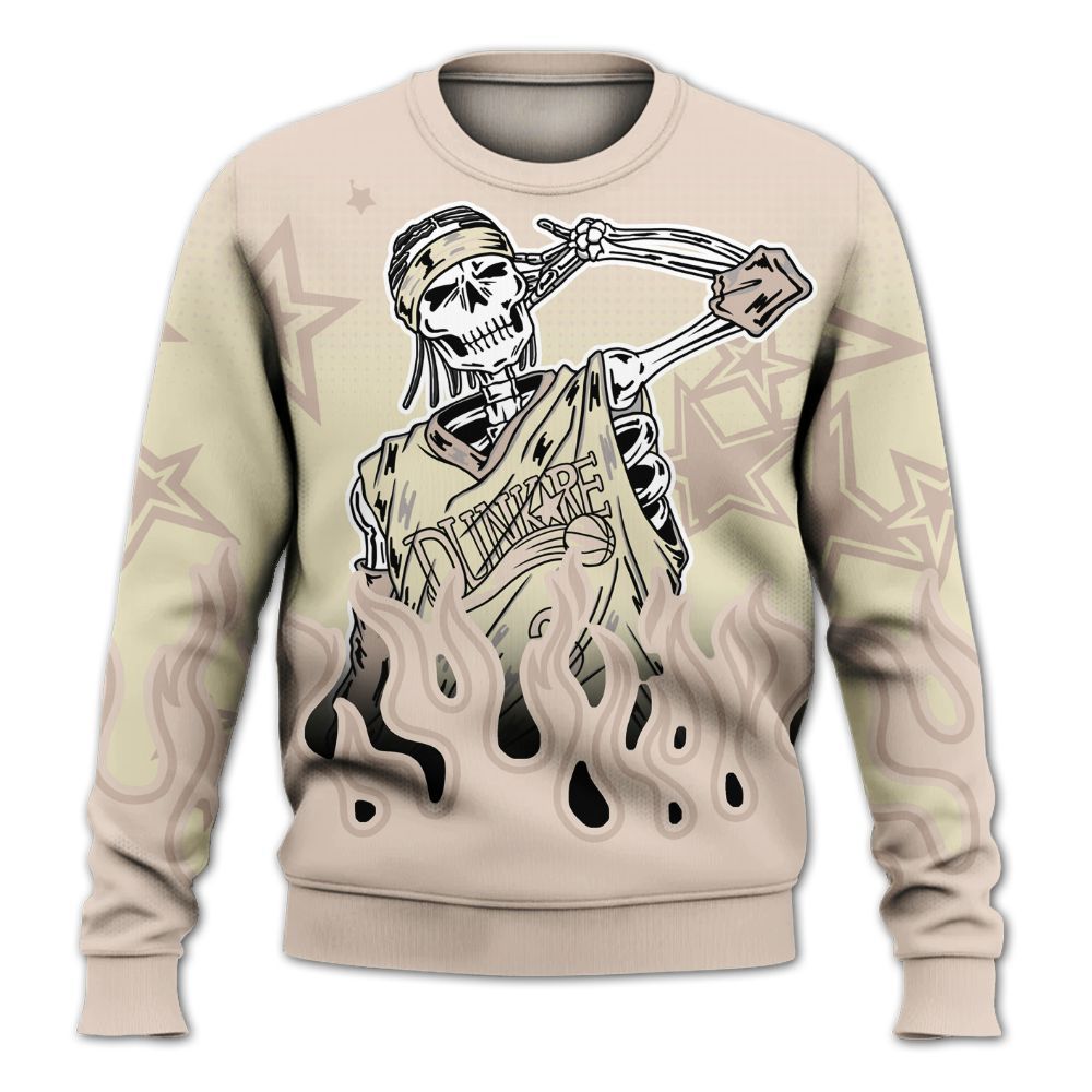 Sweatshirt To Match A Ma Maniere X Fossil Stone 4s - Allen Answer Unique Fire Custom Name All Over Print