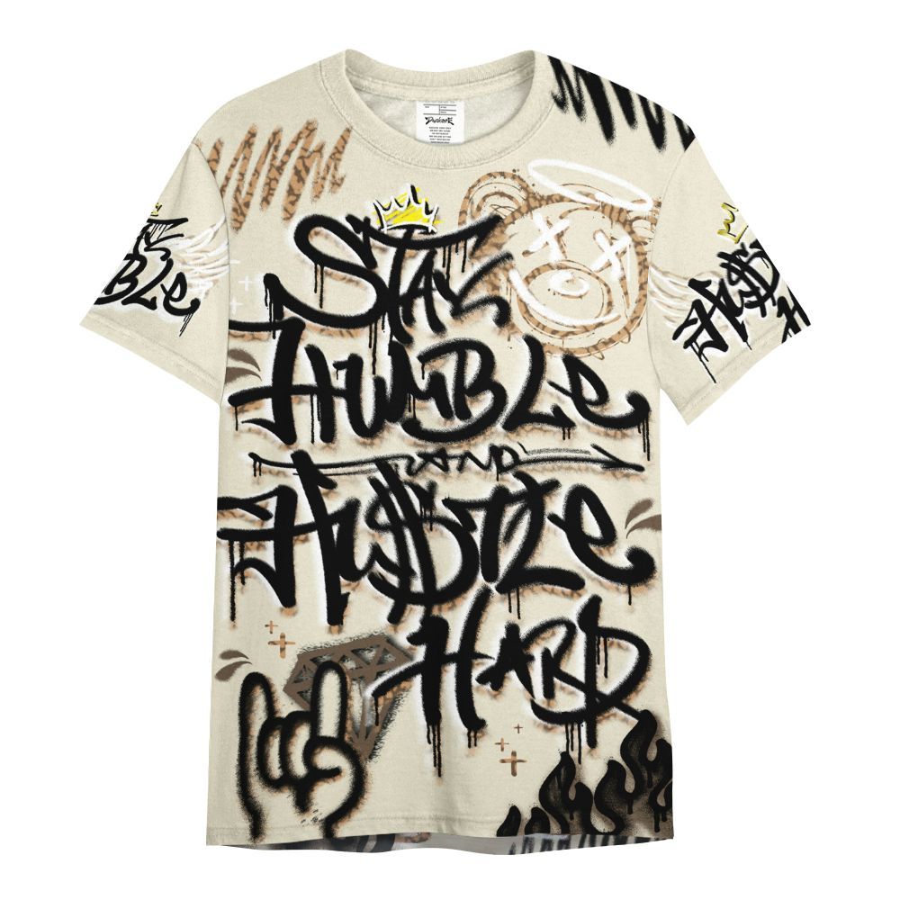 Shirt To Match Orewood Brown 3s - Humble Drip Streetwear Graffity All Over Print