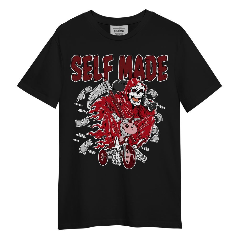 Shirt To Match Bred Velvet 11s - Self Make Skeleton Unisex Shirt