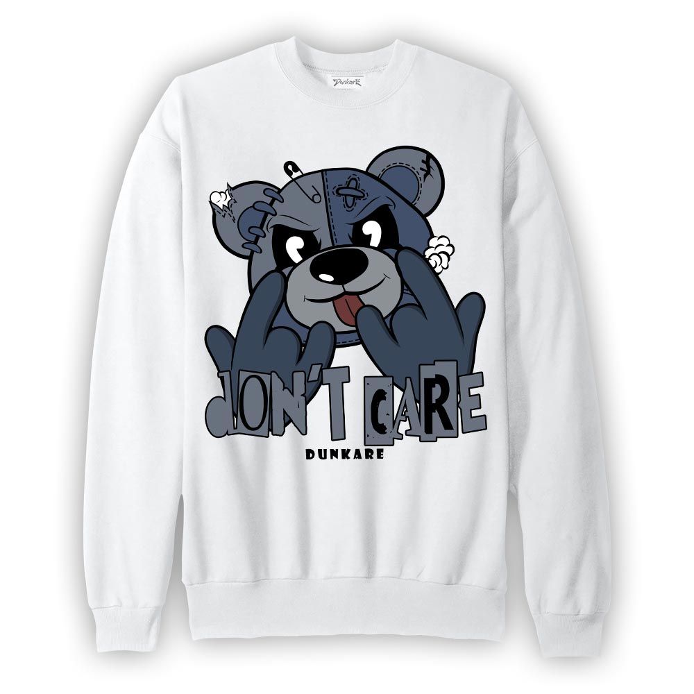 Sweatshirt To match Low Diffused Blue 11s Sweatshirt - Careless Bear Graphic
