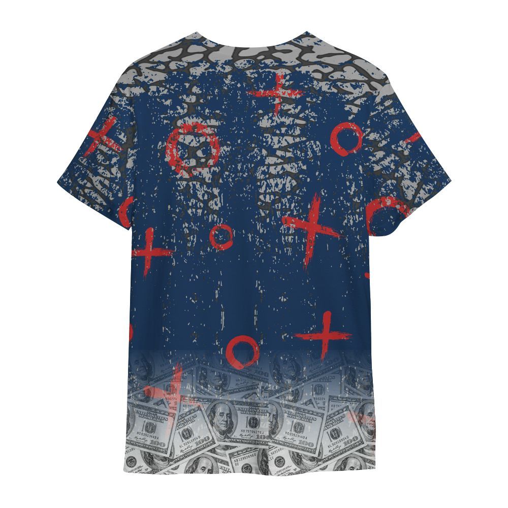 Shirt To Match SP Sport Royal 3s - Selfmade Unique Grunge All Over Print