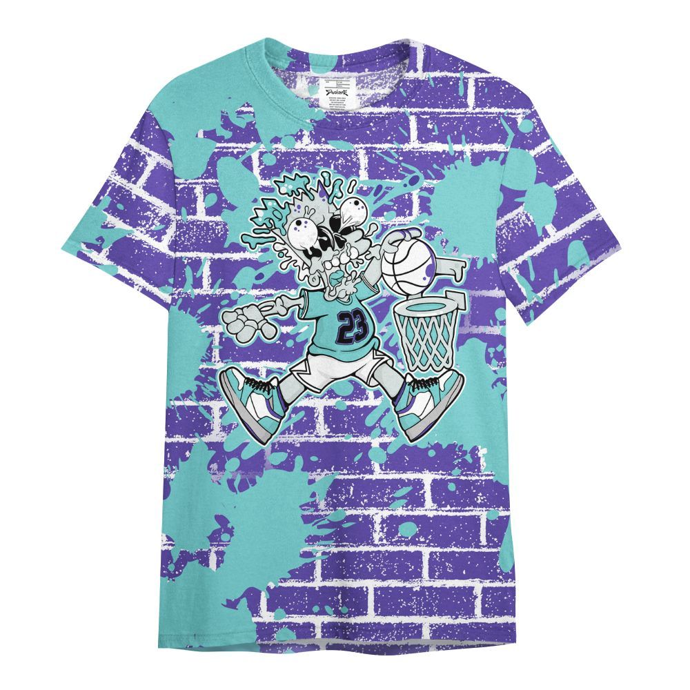 Shirt To Match Low Hornets 1s - 85's Dunks Graphic Halloween All Over Print
