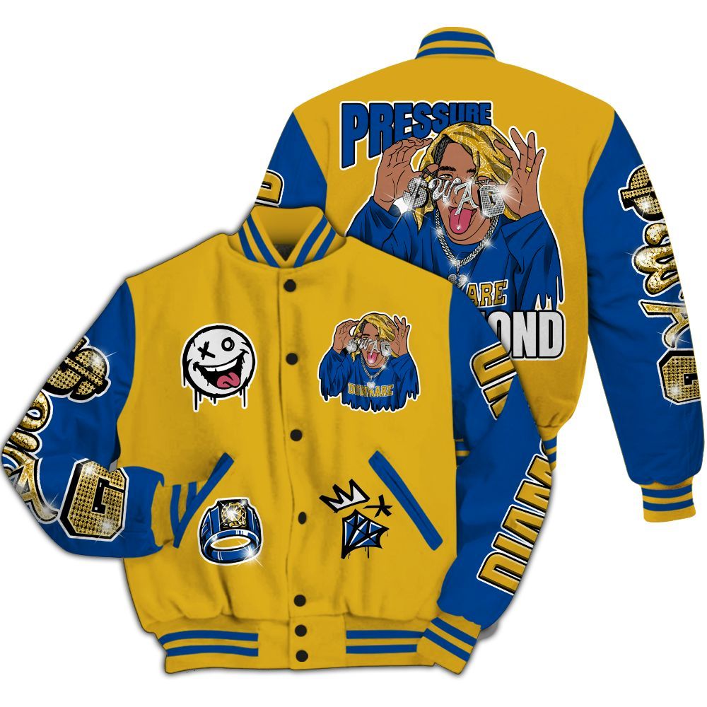 Varsity Jacket To Match High Laney 1s - Pressures Makes Varsity Jacket To Match All Over Print