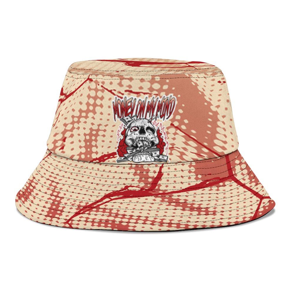 Bucket Hat To Match Dunk Low Strawberry Waffle Graphic, MOMM Skeleton