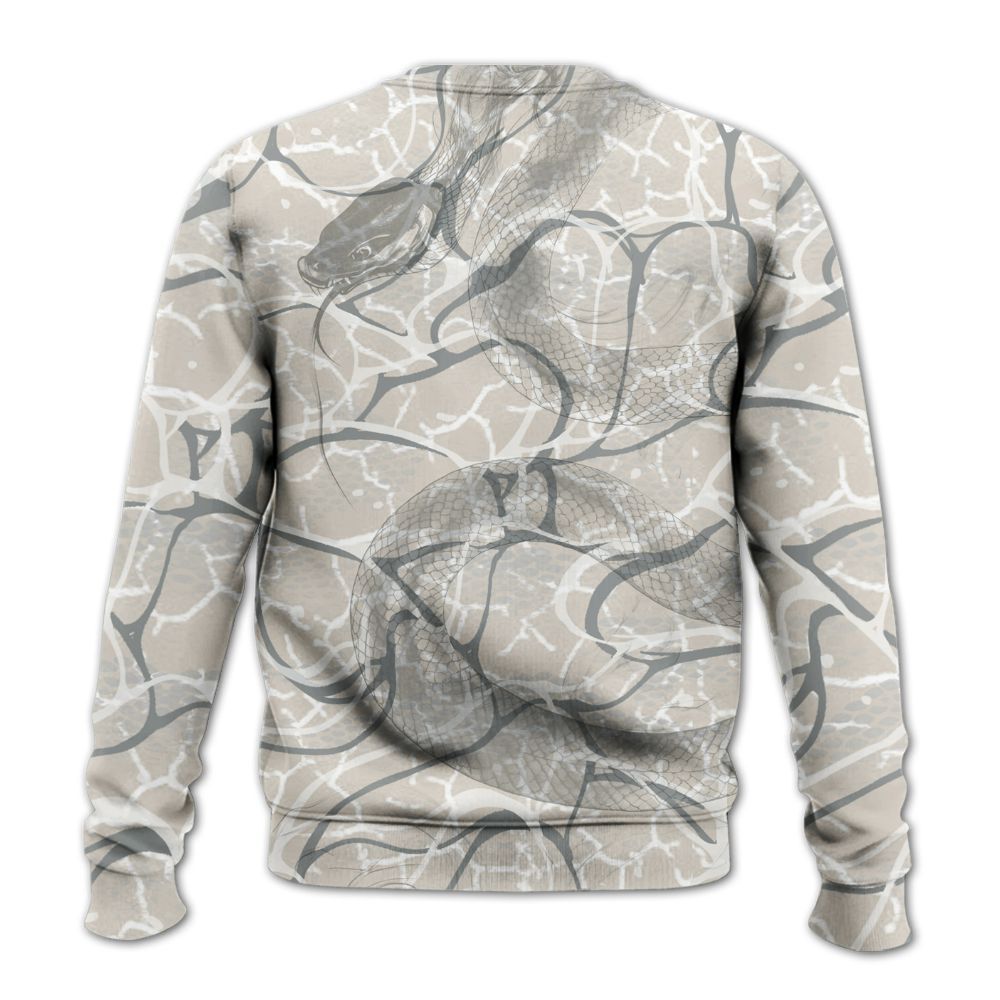 Sweatshirt To Match Retro Pure Money 3s - Girl Move In Silence All Over Print