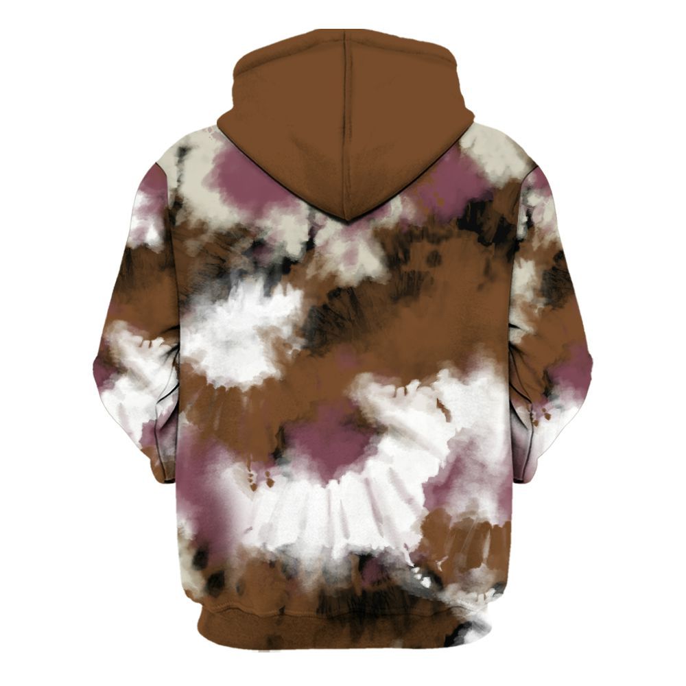 Hoodie To Match Archaeo Brown 3s - Tie Dye FK Around Find Out All Over Print