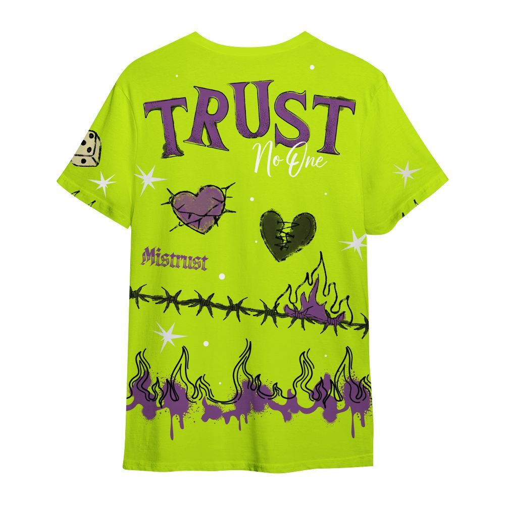 Shirt To Match GS Black Barely Volt 11s - Trust No One Snake-Bite Doodle Crayon All Over Print