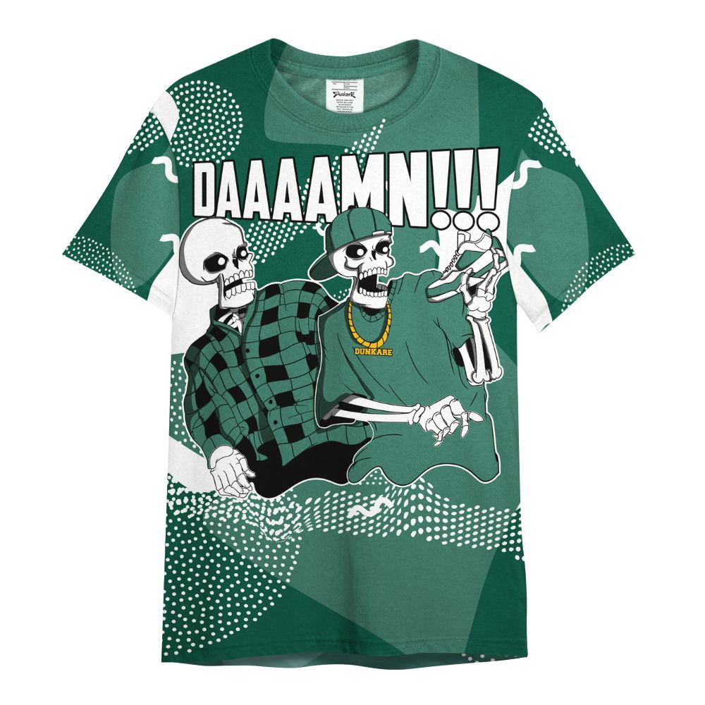 Shirt To Match Oxidized Green 4s - Graphic Meme Damnn All Over Print