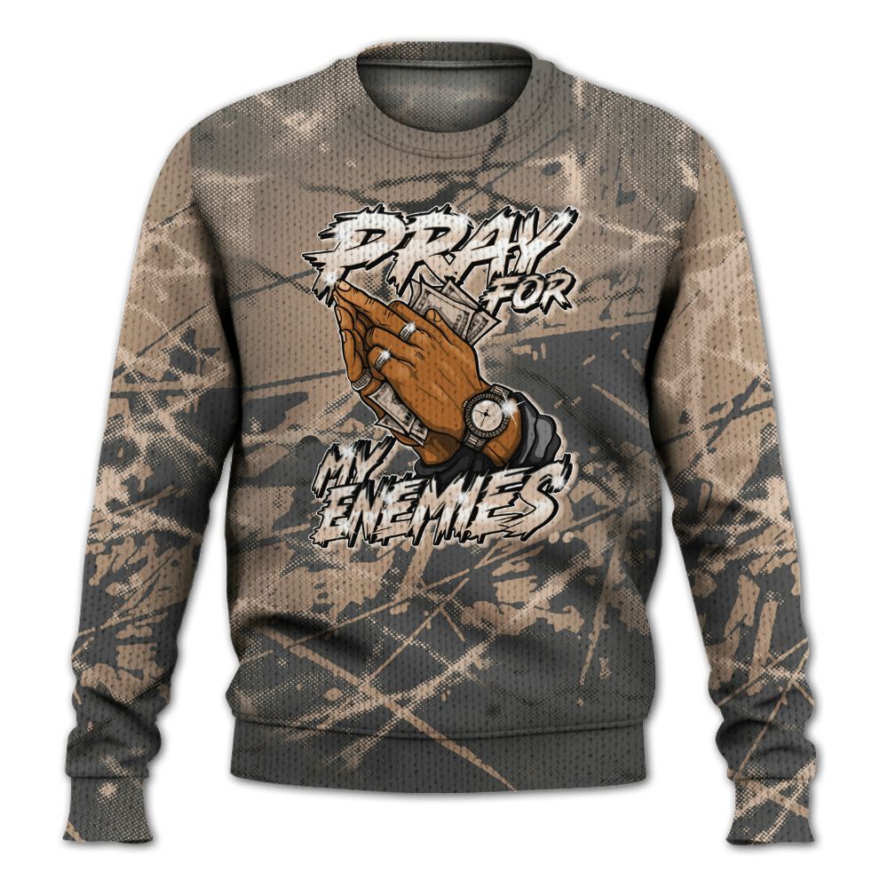 Knitted Sweater To Match Kobe 9 EM Mamba - Prayed For Enemies Graphic