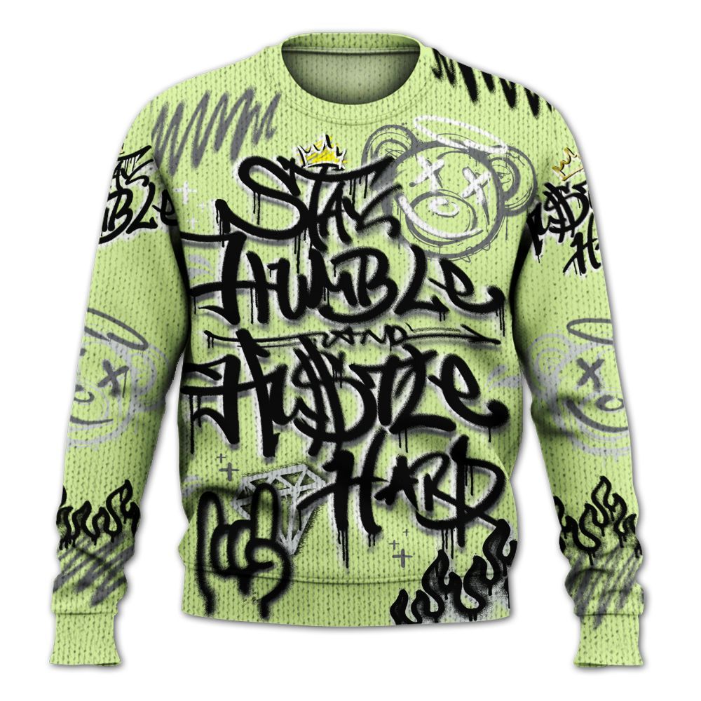 Knitted Sweater To Match Smoke Grey Volt TR 1s - Humble Drip Streetwear Graffity
