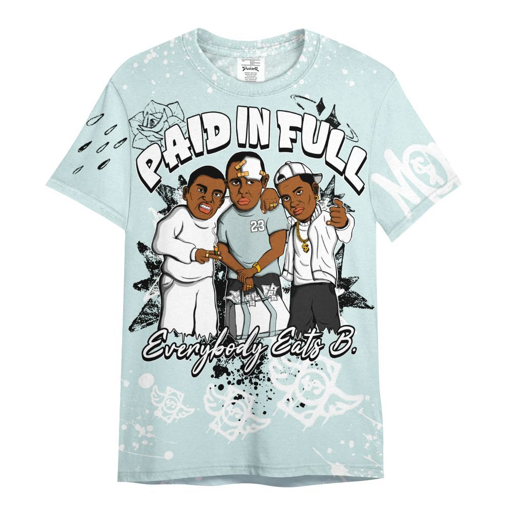 Shirt To Match Low Fiberglass 11s - Everybody Paid In Full Crayon All Over Print