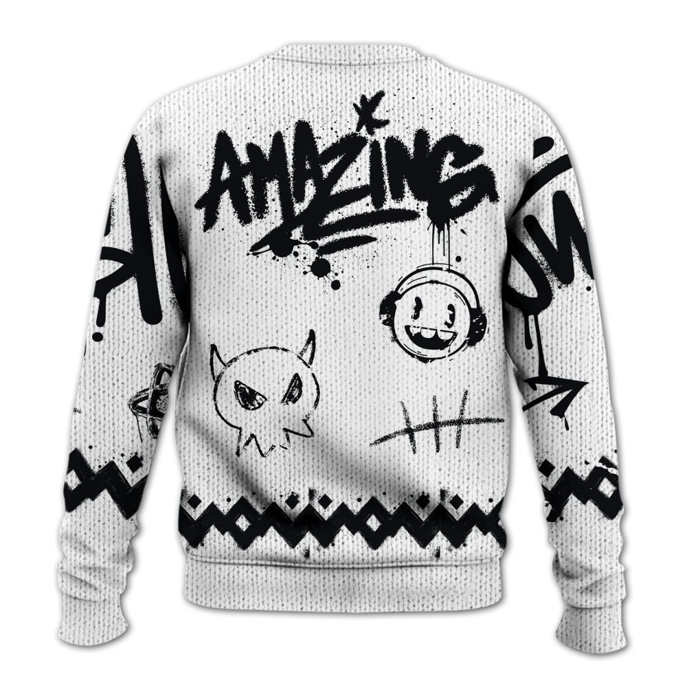 Knitted Sweater To Match Kobe 9 Elite Protro Halo - Friday Sneaker Crayon