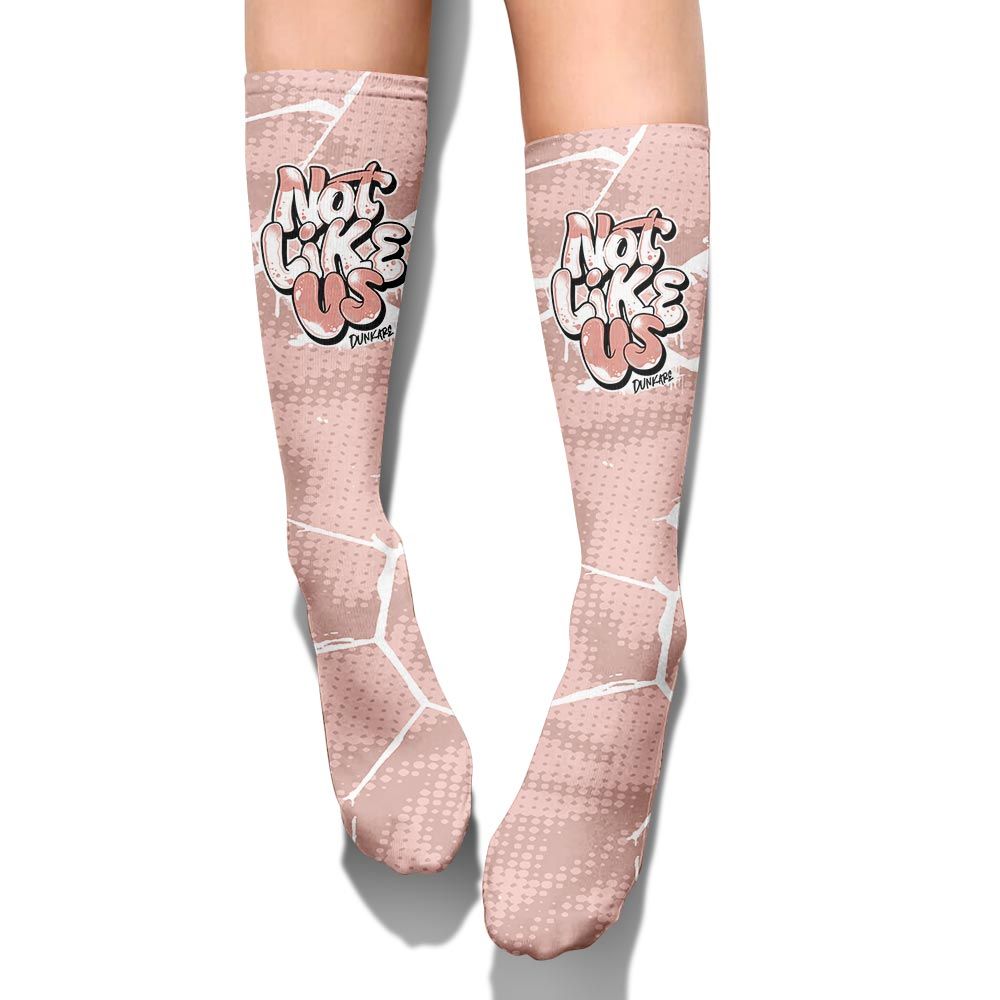 Sock To Match Low Legend Pink 11s - None Like Us Graphic