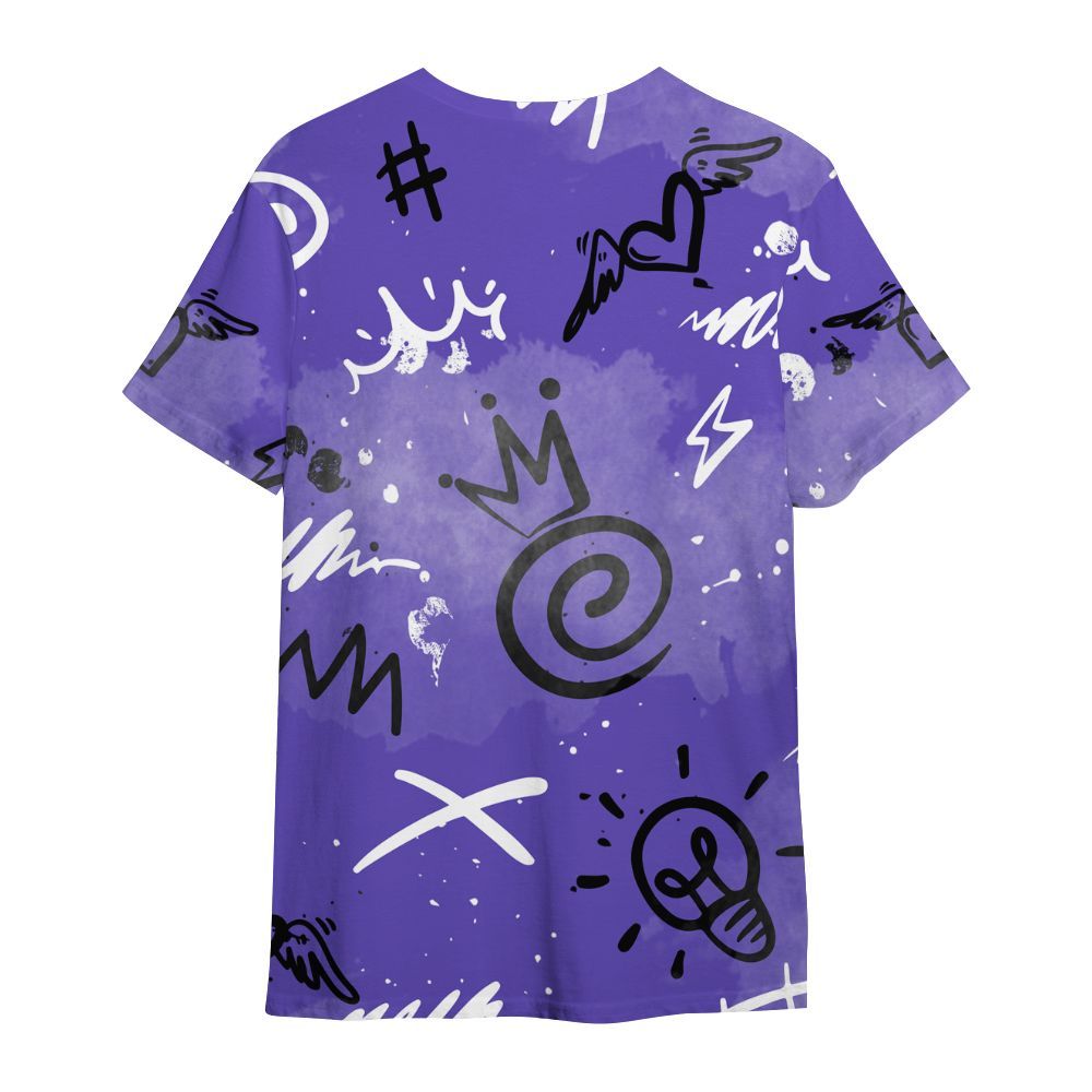 Shirt To Match Field Purple 12s - Drip Been Di2ferent All Over Print