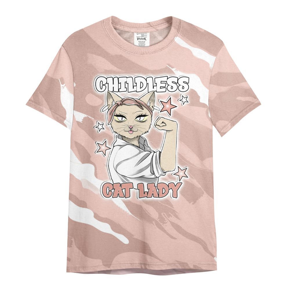 Shirt To Match Low Legend Pink 11s - Childless Kat Lady All Over Print