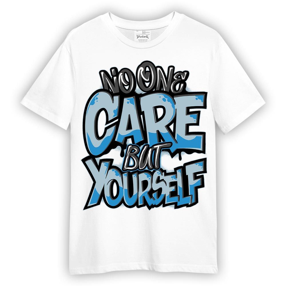 Shirt To Match Powder Blue 9s - Cares Yourself Graphic Shirt Unisex