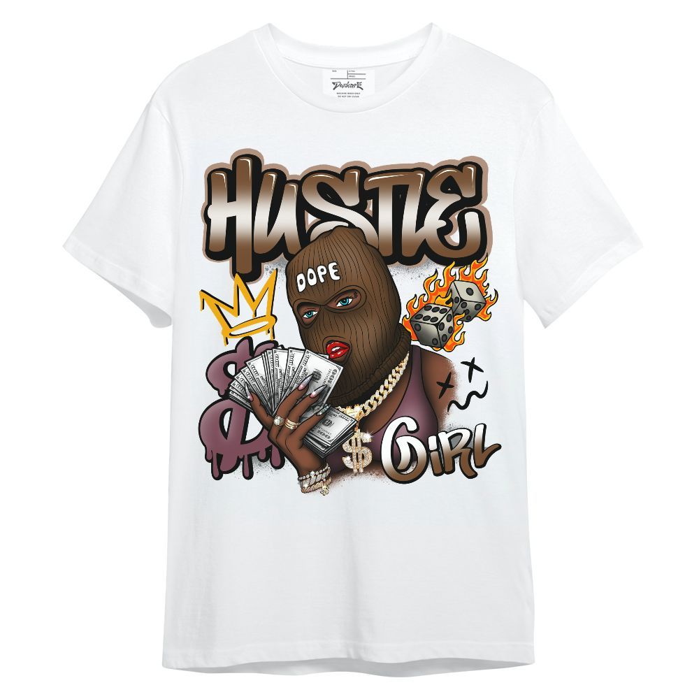 Shirt To Match Archaeo Brown 3s - Money Hustles Girl Streetwear Unisex Shirt