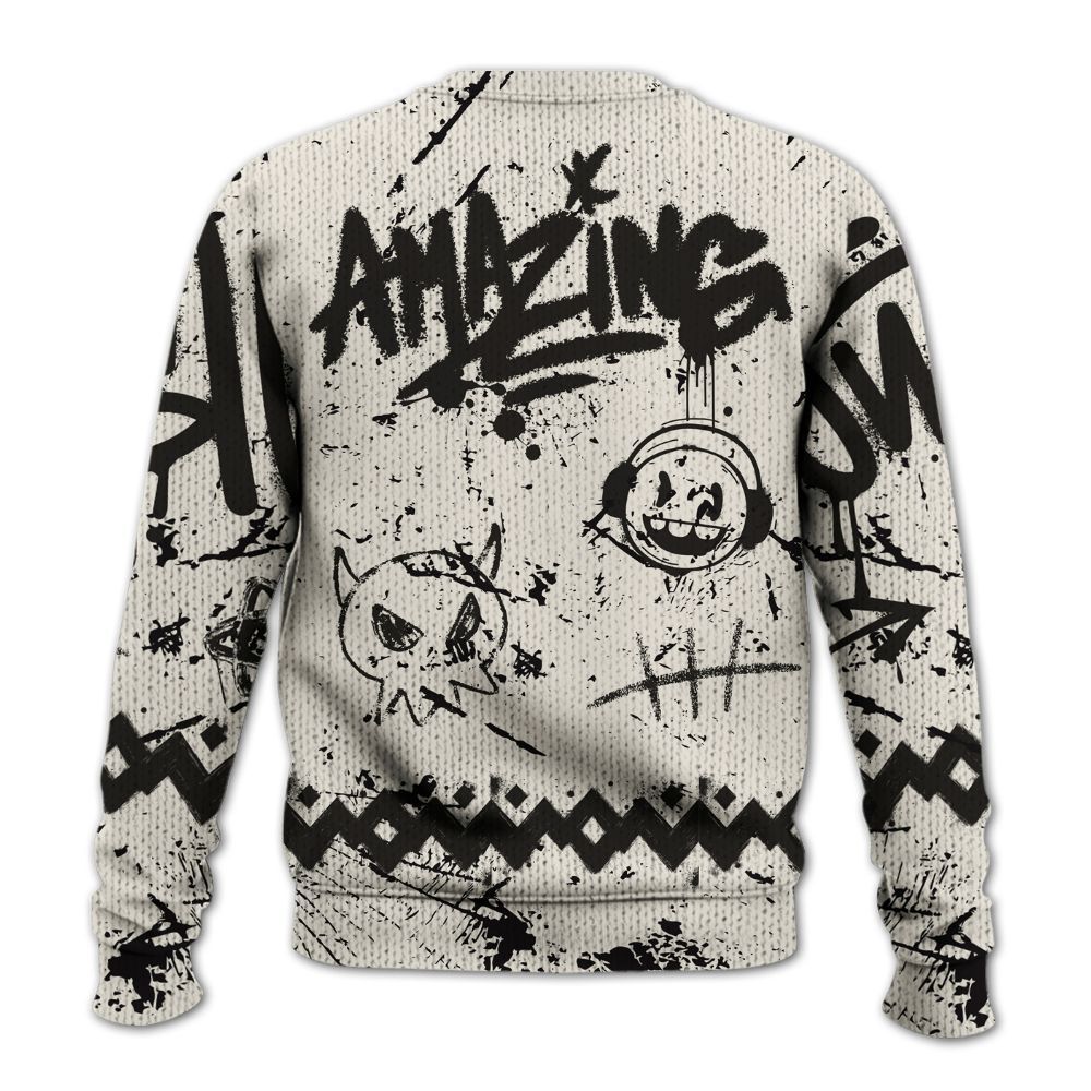 Knitted Sweater To Match Air Max Plus Moonlight Swarovski - Friday Sneaker Crayon