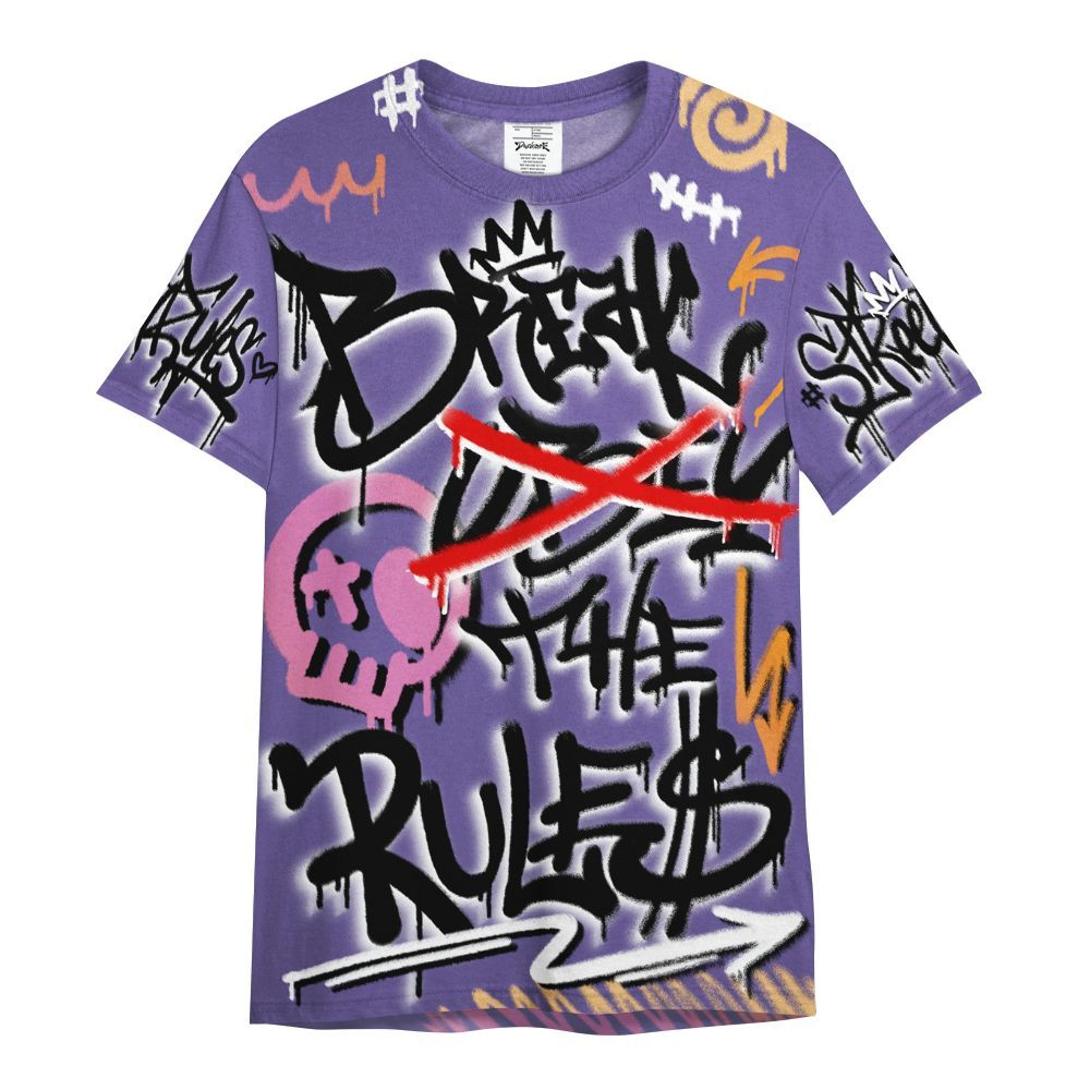 Shirt To Match Book Sunset 1s - Break Rules Streetwear All Over Print
