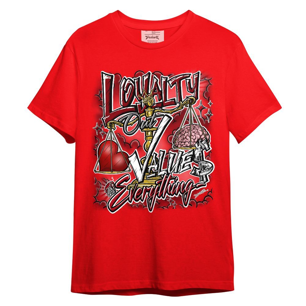 Shirt To Match Bred Velvet 11s - Loyalty Wins Everything Graphic