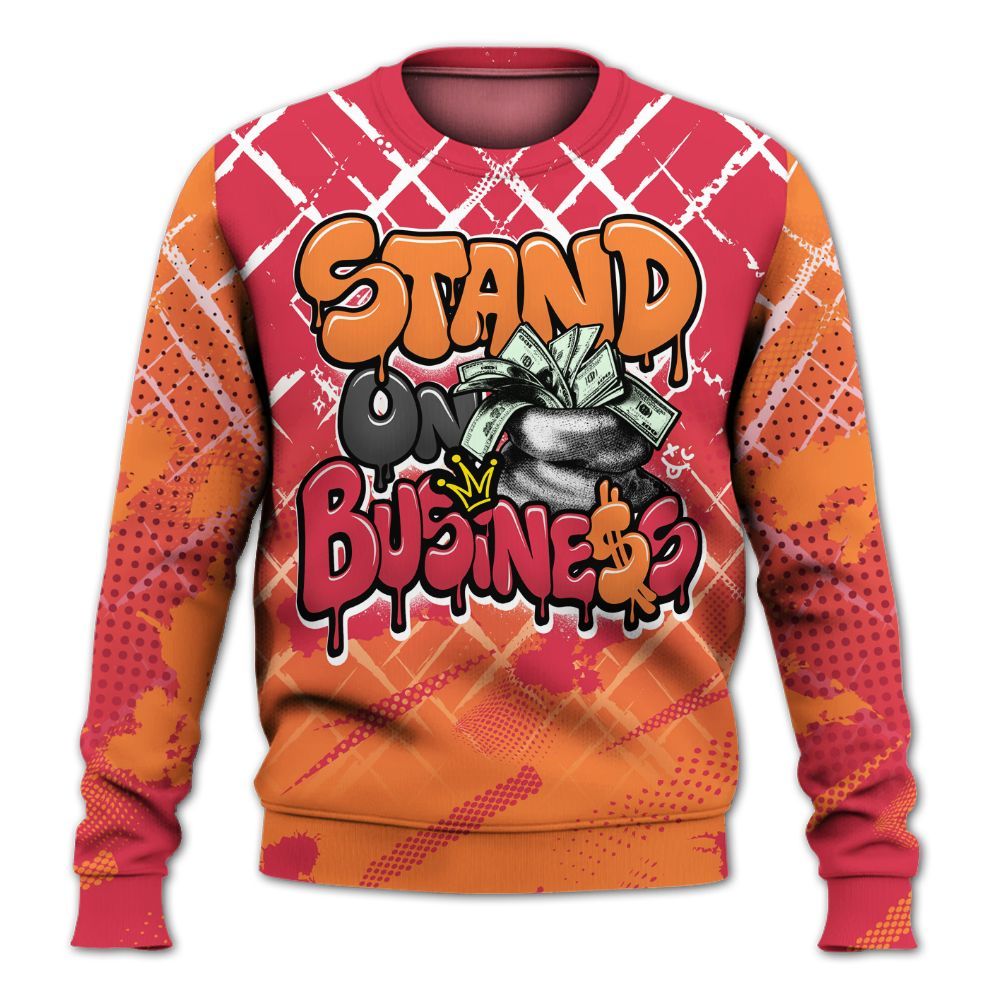 Sweatshirt To Match Air Max Portal Bright Ceramic - Halftone Stand Business Dripping All Over Print