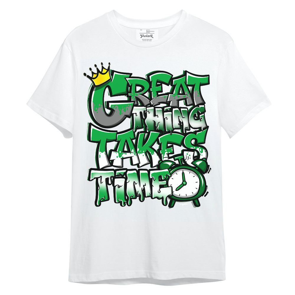 Shirt To Match Lucky Green 5s - Great Things Sneaker Tee Streetwear Unisex Shirt