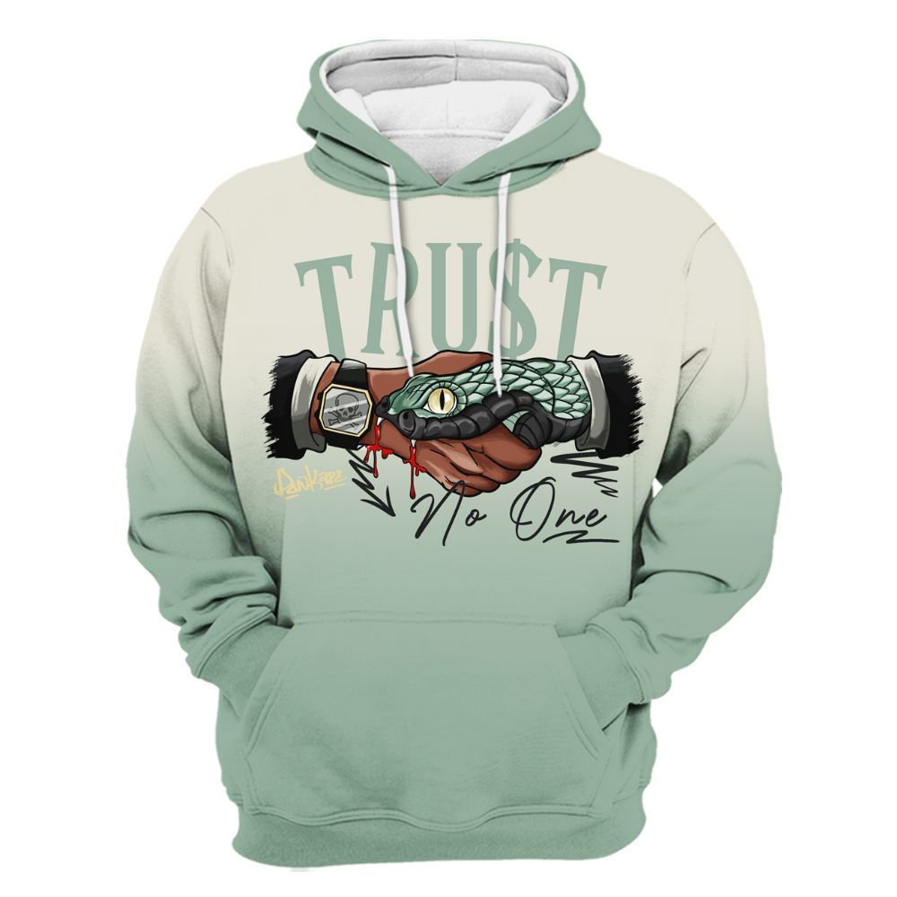 Hoodie To Match Joins Year Of The Snake 5s - Snake Trust No One Drip All Over Print