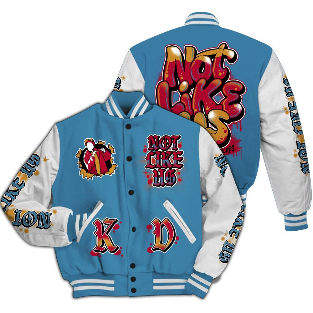 Varsity Jacket To Match GS Messy Room 4s - None Like Us Graphic All Over Print