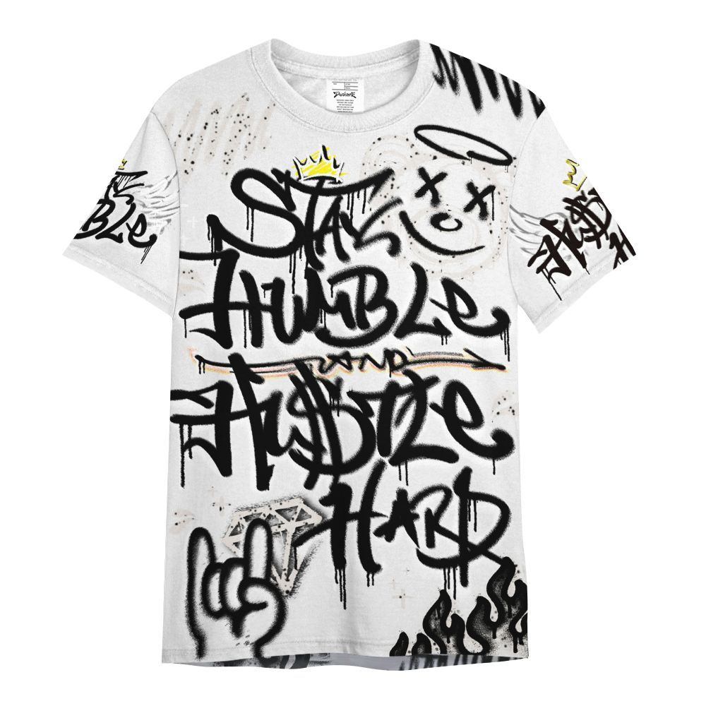 Shirt To Match Retro Reverse Metallic 5s - Humble Drip Streetwear Graffity All Over Print