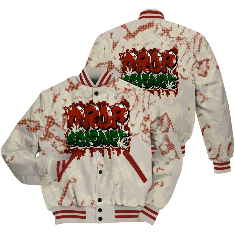 Varsity Jacket To Match El Grito 5s Shirt - Drop Science Street All Over Print
