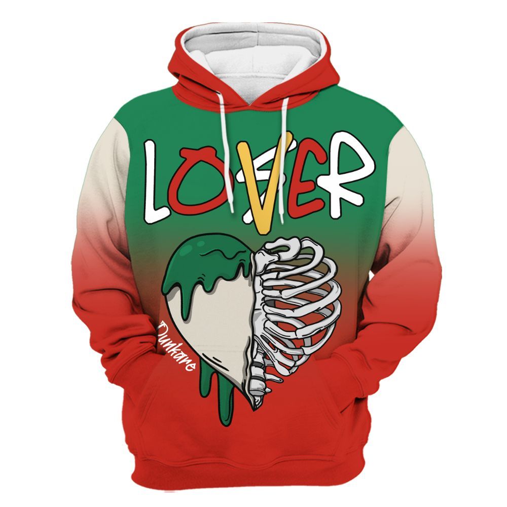 Hoodie To Match Retro El Vuelo 3s Shirt, Loser Lover Dripping All Over Print