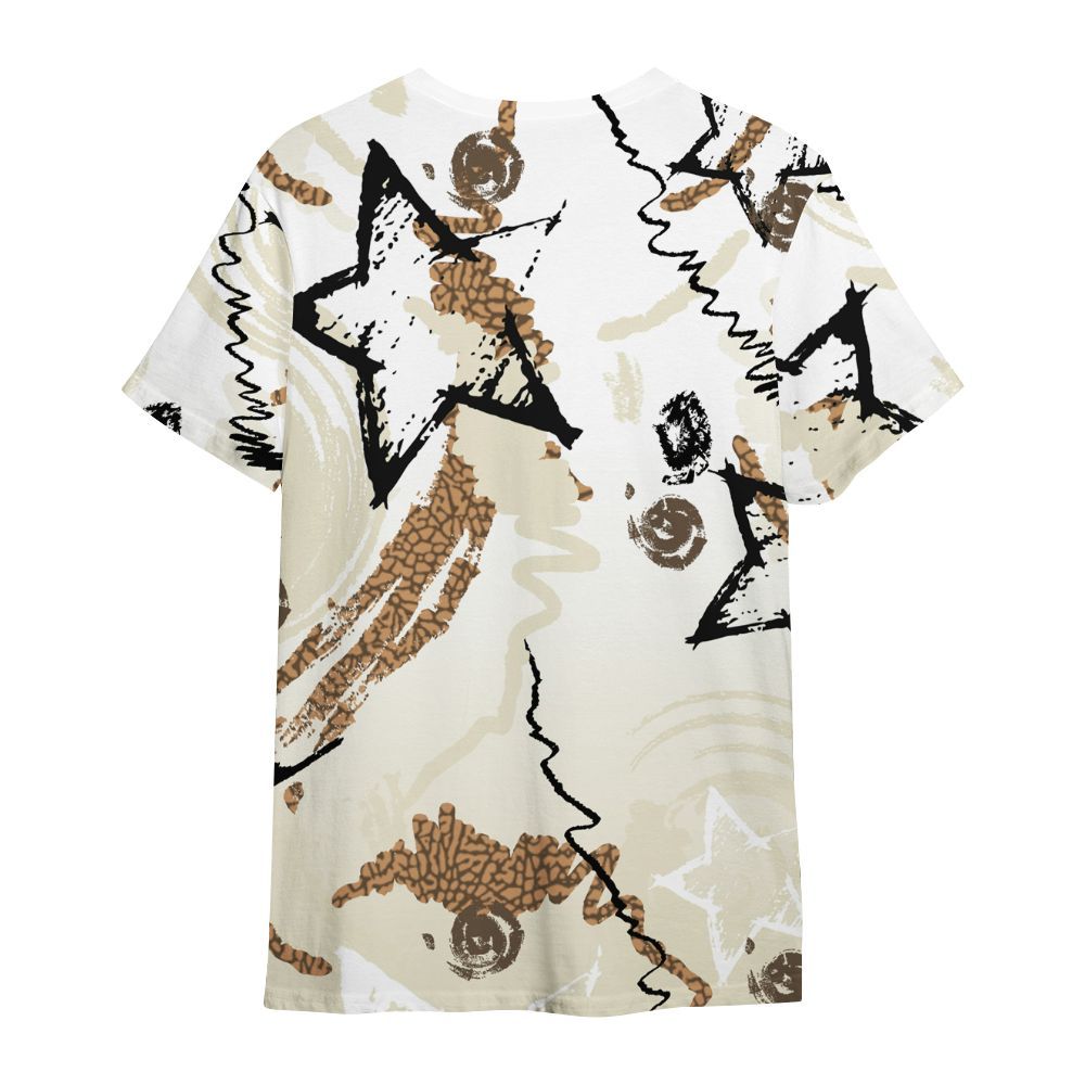 Shirt To Match Orewood Brown 3s - Grind Shine Later Drip All Over Print