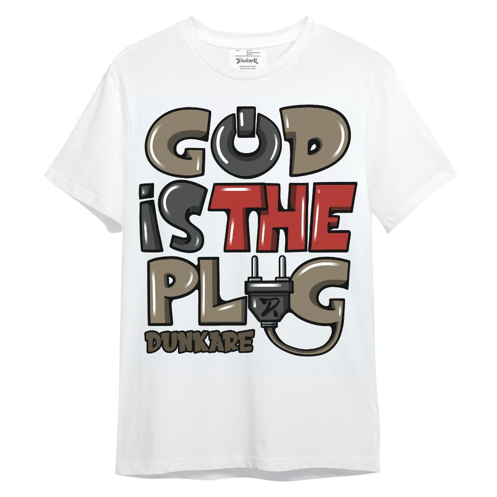 Shirt To Match Olive 9s - God Is The Power Cord Unisex Shirt